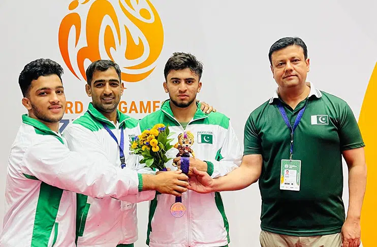 Pakistan wrestler Abdul Rehman clinches bronze at CIS Games 2025