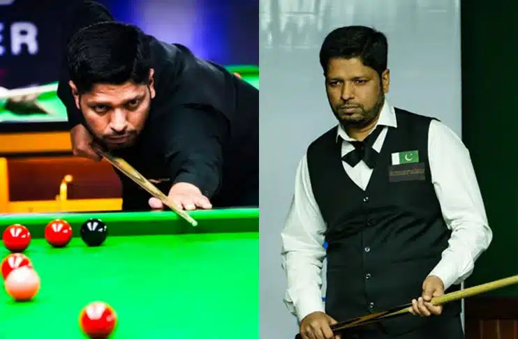 Pakistan’s Shahid Aftab defeats India's Paras Gupta in World Snooker Championship