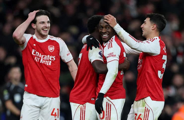 Arsenal's Eze revels in 'special' hat-trick after destroying Tottenham