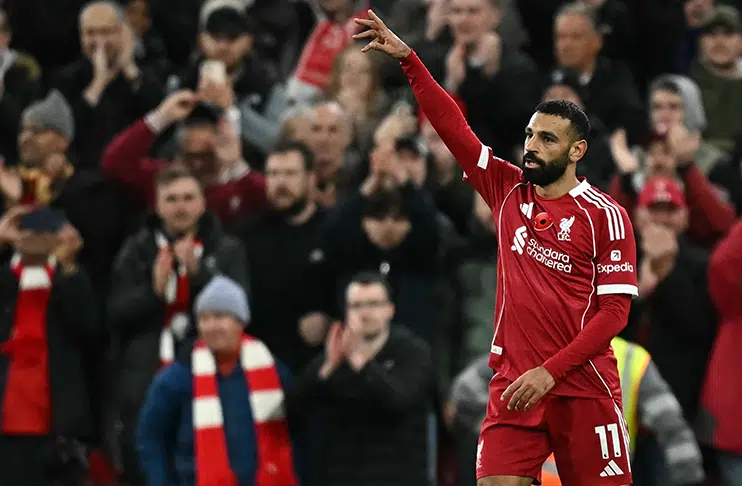 Salah's 250th Liverpool goal sinks Villa as Arsenal cruise at Burnley