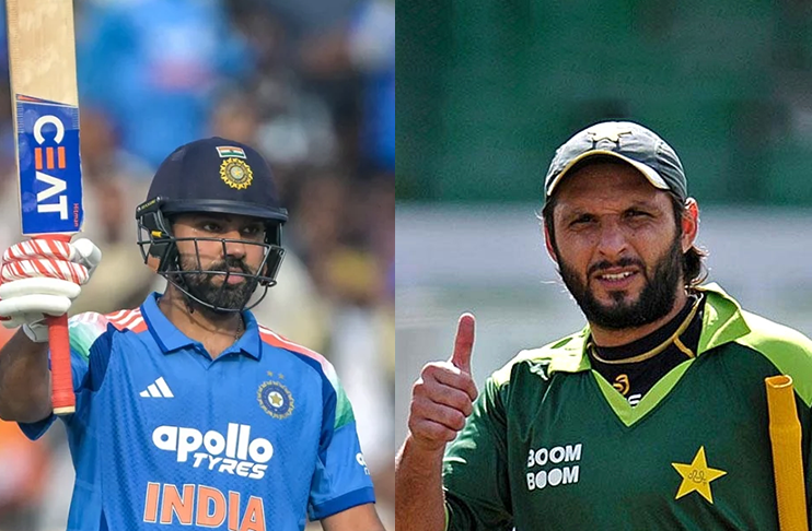 Rohit Sharma breaks Shahid Afridi's world record