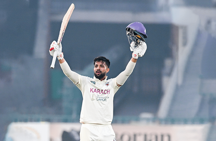 QEAT Final: Fazal's ton put Karachi Blues on top against Sialkot