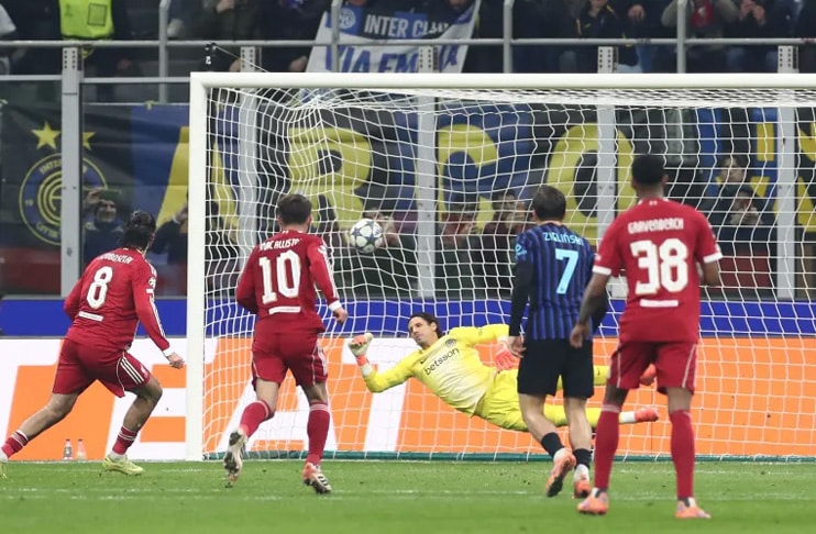 Late penalty drama helps Liverpool edge past Inter Milan