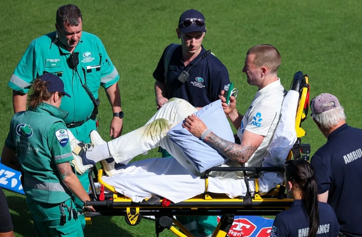 Tickner rushed to hospital as New Zealand bundle West Indies for 205