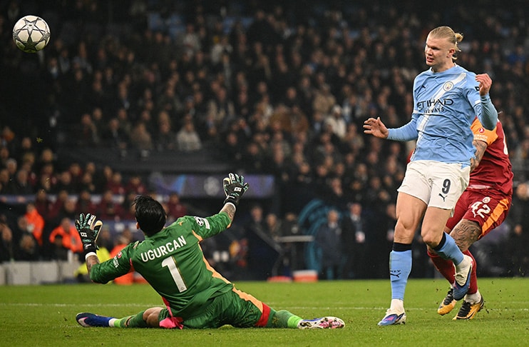 Haaland ends barren run as City reach Champions League last 16