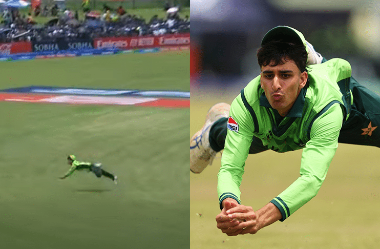 WATCH: Ahmed Hussain's stunning catch against Scotland