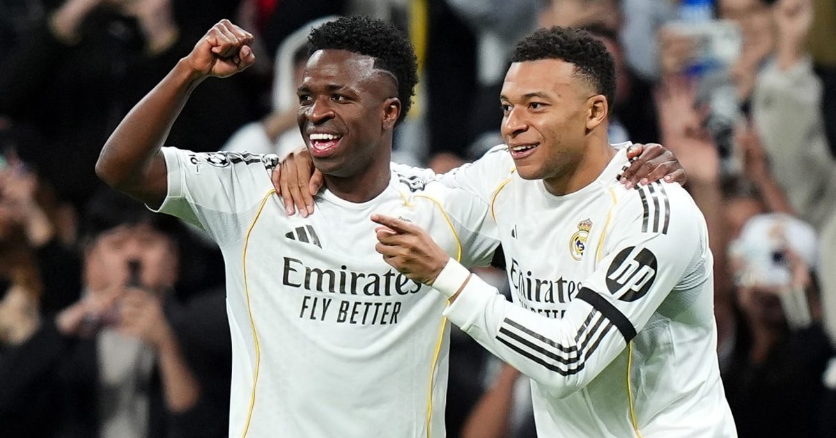 Mbappe, Vinicius help Real Madrid thrash Monaco in Champions League