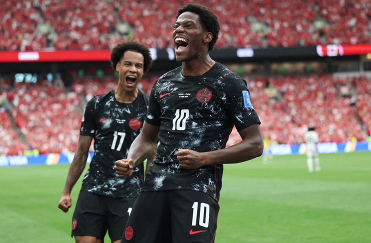 Canada thump nine-man Qatar to register first World Cup win