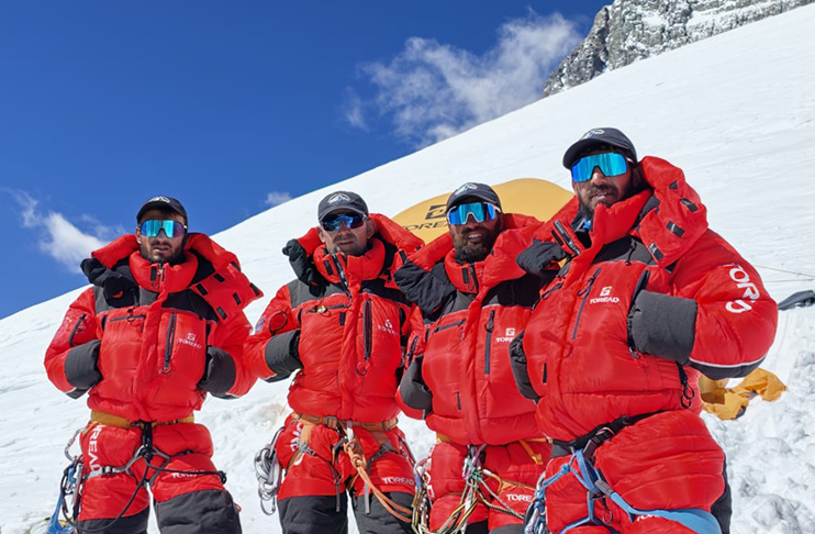 Pakistani climbers open historic new route on Broad Peak