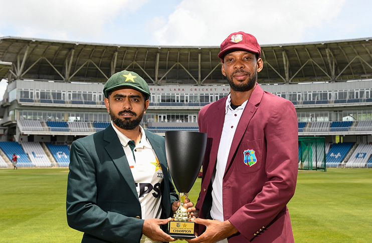 West Indies-Pakistan Test series trophy unveiled
