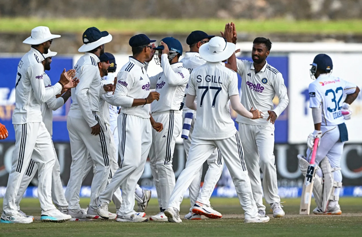 Manav Suthar takes six as India thump Sri Lanka in first Test