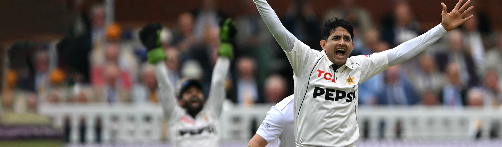 Pakistan in command against England on curtailed day