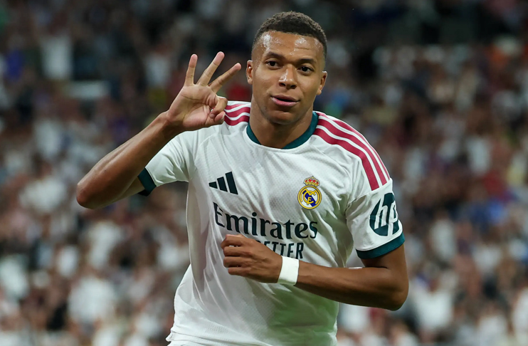 Mbappe hits hat-trick as Real Madrid thrash Real Sociedad