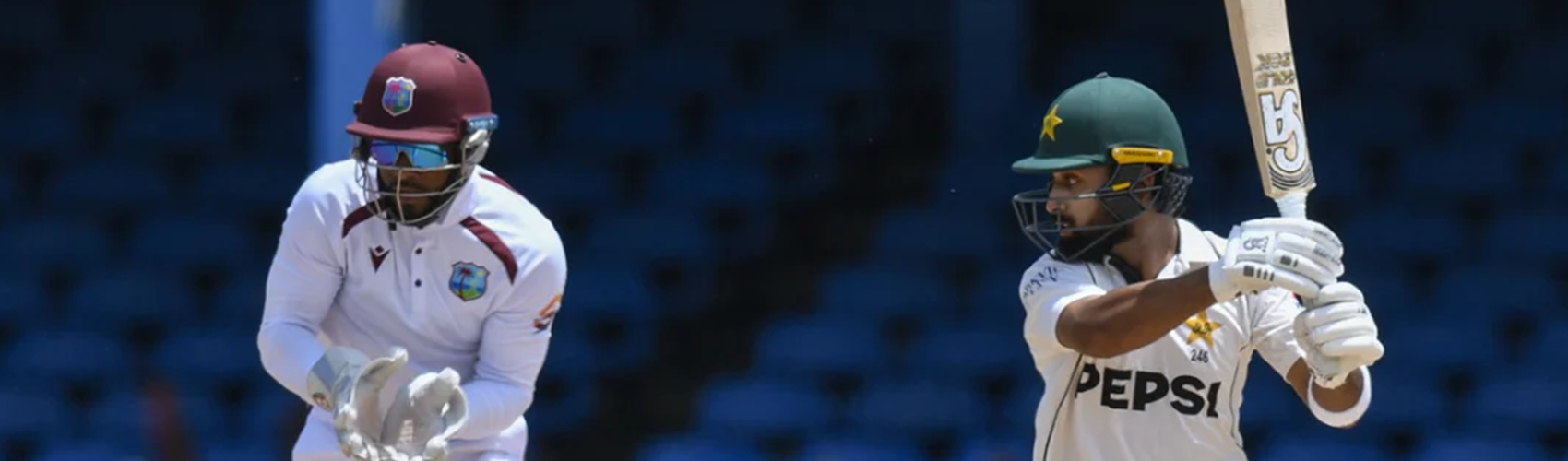 Babar Azam, Abdullah Shafique stand frim in Pakistan's brisk reply