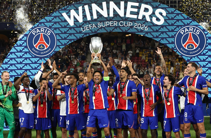 PSG down Aston Villa to retain UEFA Super Cup