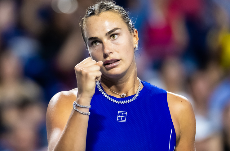 Sabalenka squeezes out win on sixth match point in Cincinnati