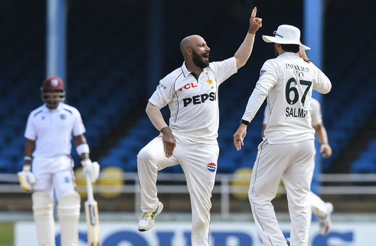 Sajid, Usman fold West Indies to put Pakistan on cusp of victory