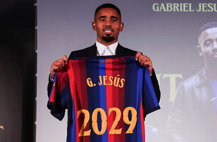 Barcelona bring in Gabriel Jesus from Arsenal until 2029
