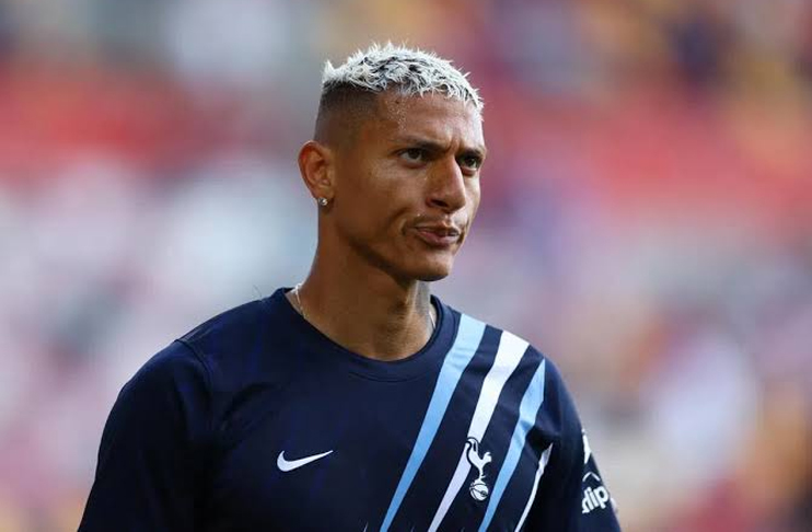Richarlison omitted from Tottenham's Premier League squad